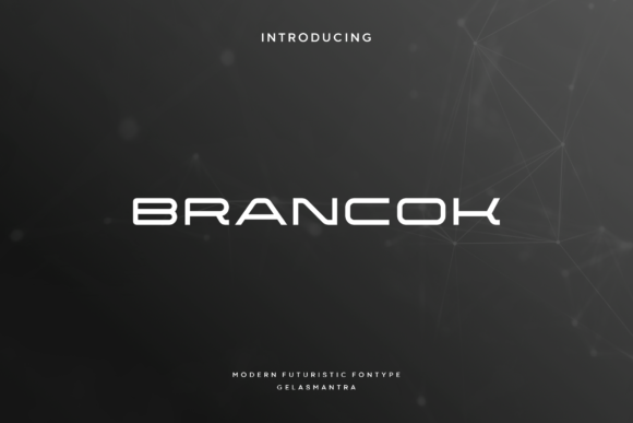 Brancok: A Modern Display Font for Futuristic Campaigns