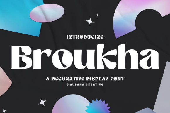 Broukha: A Bold Display Font for Editorial Impact