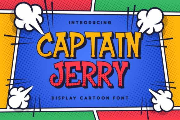 Captain Jerry: A Fun Display Font for Bold Branding