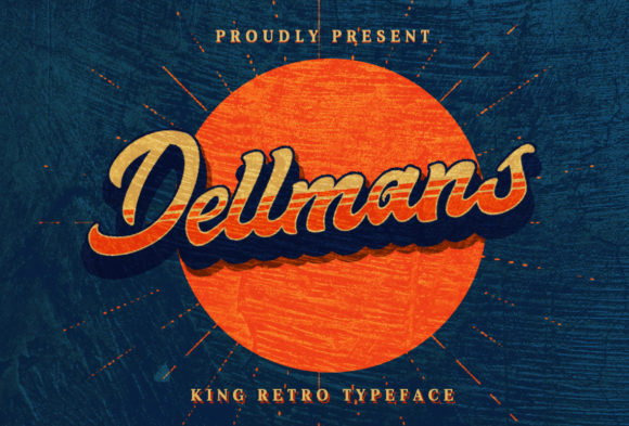 Dellmans Font Review: A Bold Retro Display for Modern Design