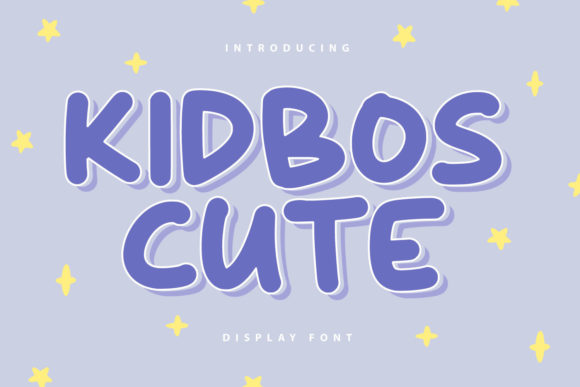 Elevate Editorial Layouts with Kidbos Cute Display Fonts