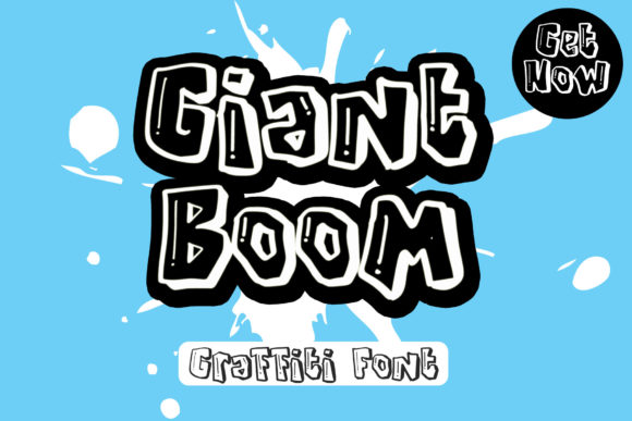 Giant Boom: The Graffiti Display Font for Urban Campaigns
