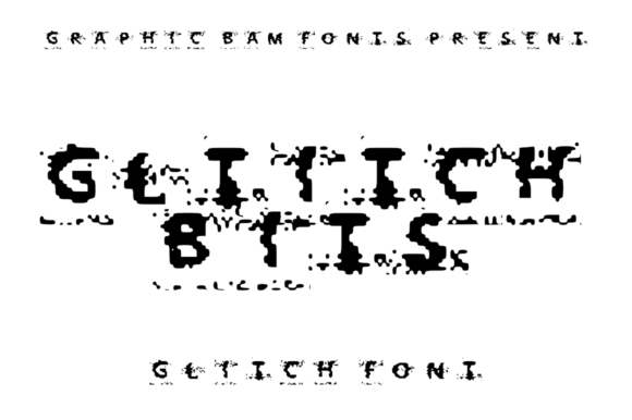 Glitch Bits: A Bold Display Typeface for Digital Campaigns