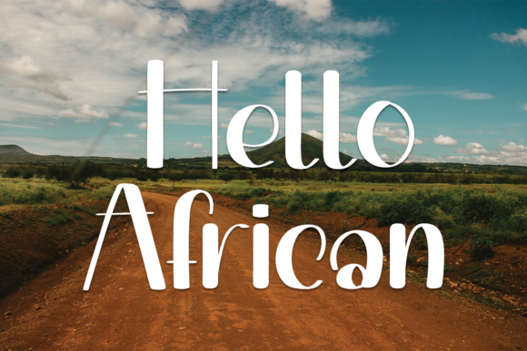 Hello African: A Quirky Display Font for Web Design