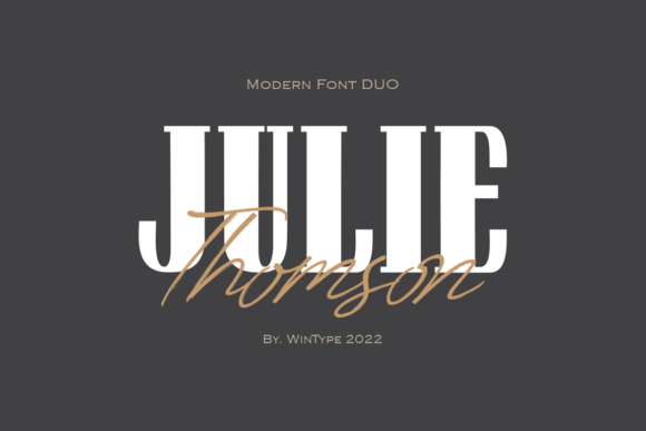 Julie Thomson Font: A Chic Typeface for Small Business Branding