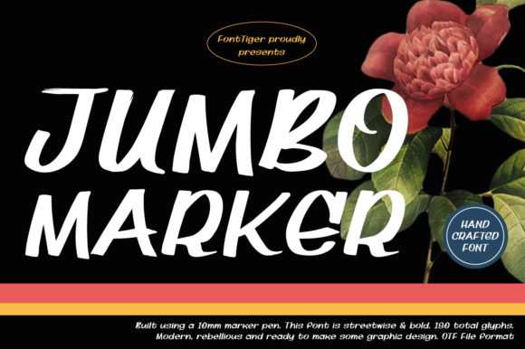 Jumbo Marker: A Bold Display Font for Modern Branding