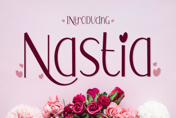 Nastia: A Playful Display Font for Digital Brands