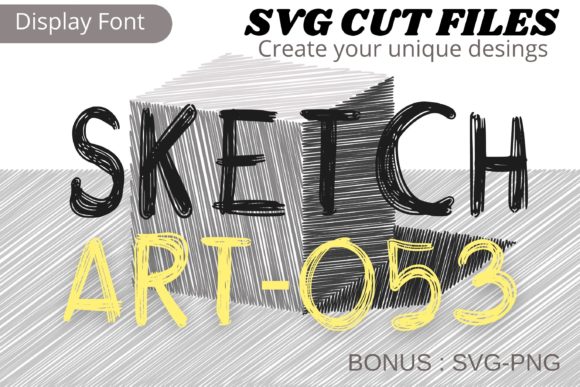 Sketch Art Font: A Unique Display Typeface for Branding