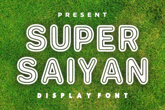 Super Saiyan: A Bold Display Font for Makers
