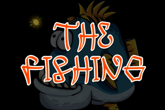 The Fishing: A Bold Display Font for Modern Web Design
