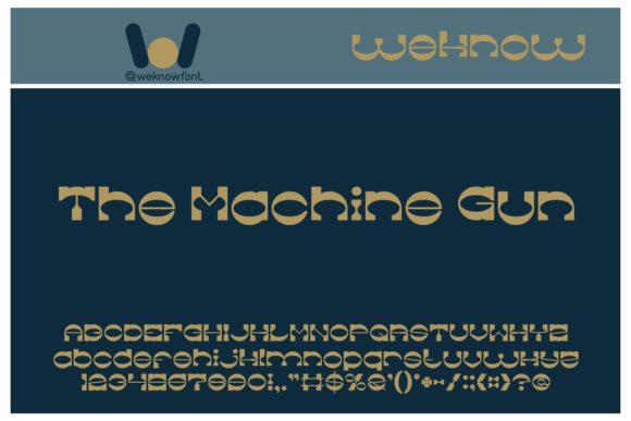 The Machine Gun Font for Bold Western Branding