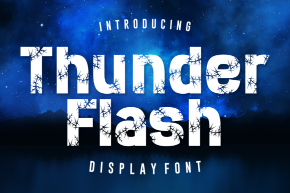 Thunder Flash: A Dynamic Display Font for Editorial Impact