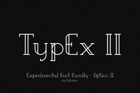 TypEx II: The Modern Display Font for Craft Brands