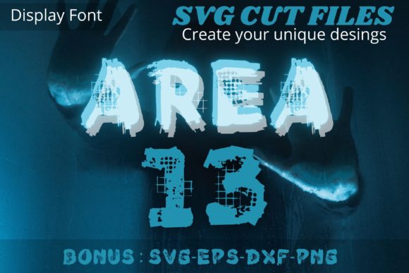 Using Area 13 Display Fonts for Spooky Branding