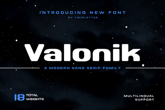 Valonik: The Bold Vintage Display Font for Campaigns