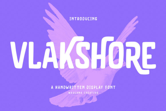 Vlakshore Display Font for Bold Marketing Campaigns