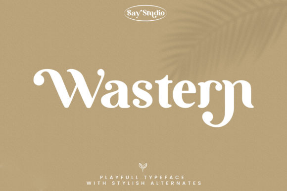 Wastern: The Playful Display Font for Makers